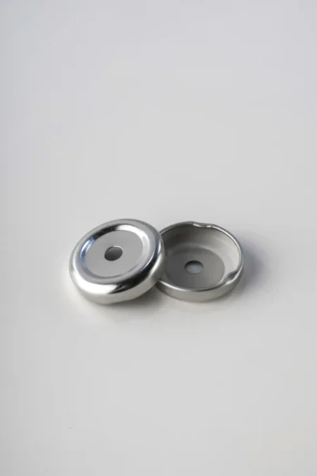 TAPA AXIAL 38MM PERFORADA PLATEADA