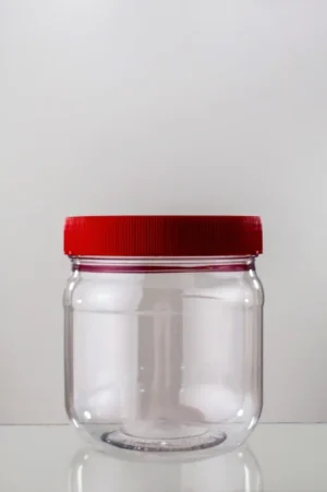Frasco de plástico de litro con tapa a rosca DATESRL