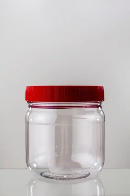 Frasco de plástico de litro con tapa a rosca DATESRL