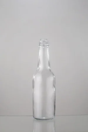Botella de vidrio Esencia 180cc con tapa a rosca (Vainilla)