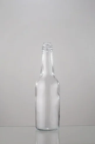 Botella de vidrio Esencia 180cc con tapa a rosca (Vainilla)