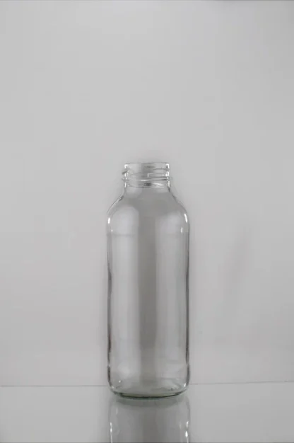 Botellas de vidrio Jugo 330 con boca axial tipo gatorade