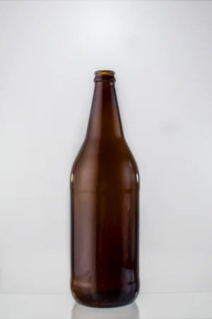 Botella de vidrio Cerveza 1000cc Envase de litro ámbar
