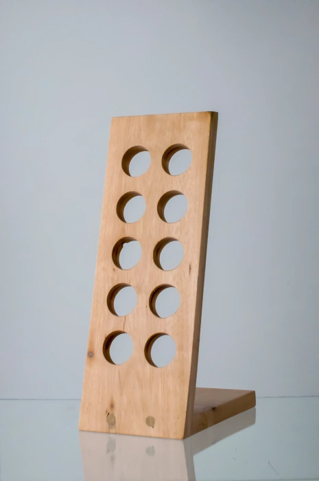 Porta Especiero de madera para 10 preformas