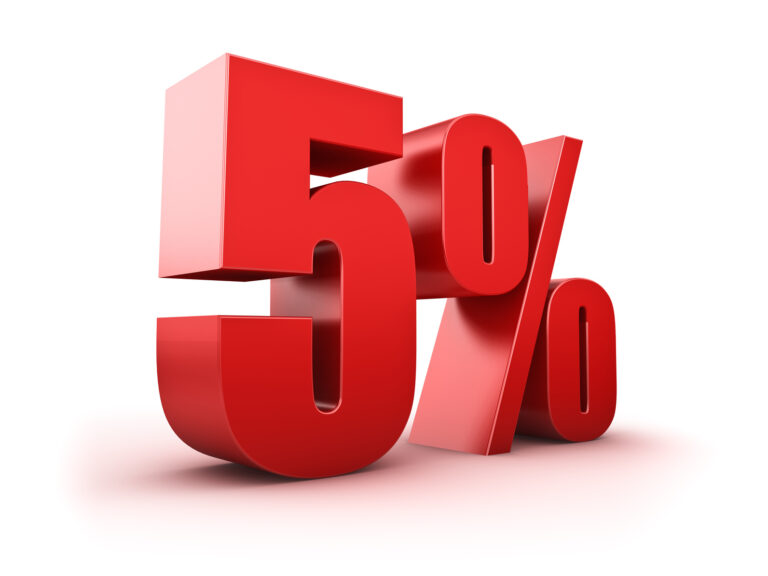 5% de DESCUENTO para clientes habituales