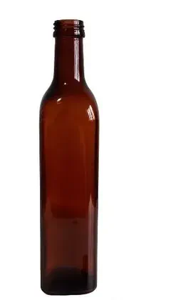 botella aceitera 500 ámbar cuadrada